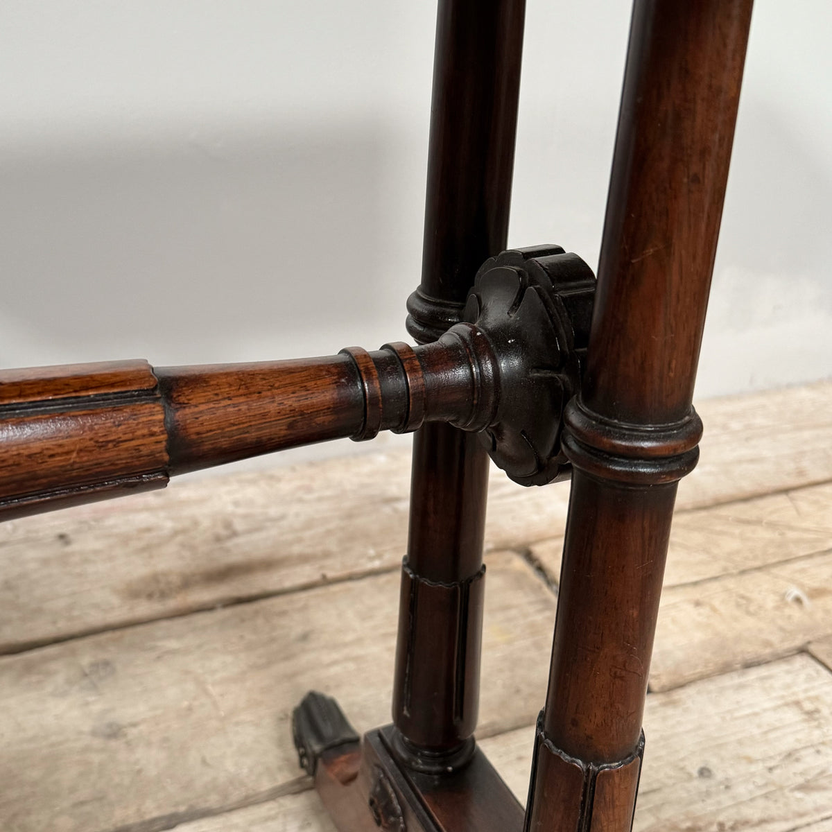 A Late Regency Rosewood Card Table attributed to George Bullock