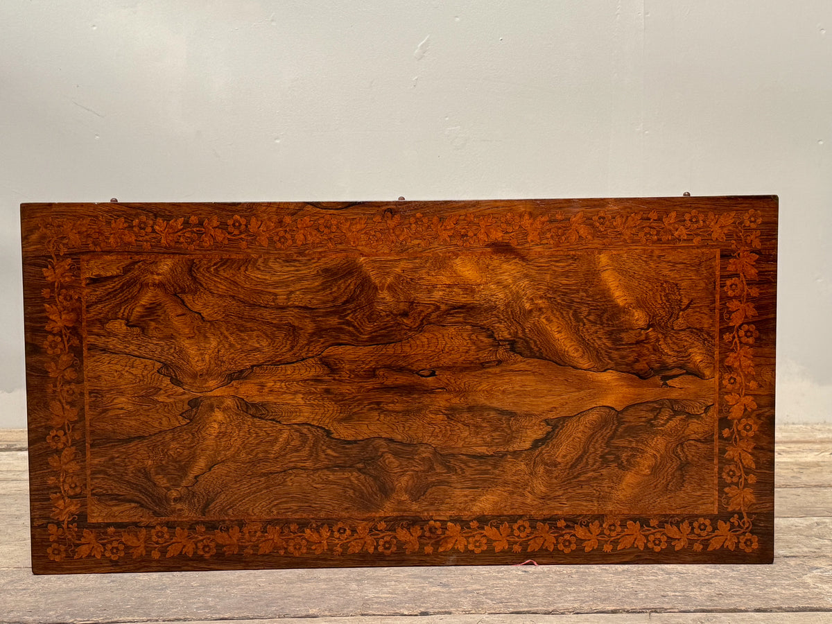 A Late Regency Rosewood Card Table attributed to George Bullock