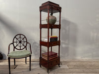 A Regency Mahogany Etageré Bookcase