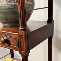 A Regency Mahogany Etageré Bookcase