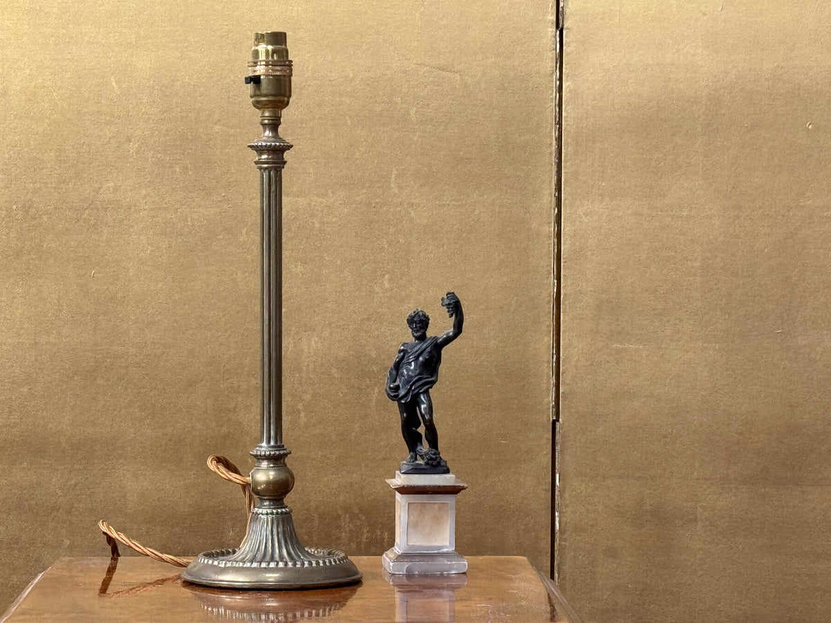 An Early 20th Century Brass Lamp