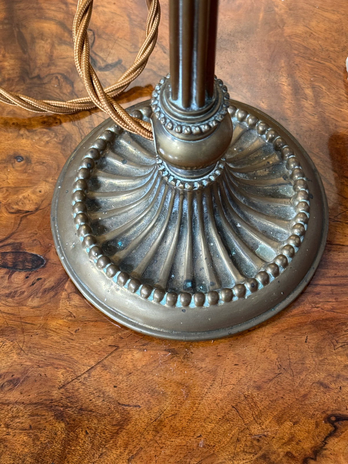 An Early 20th Century Brass Lamp