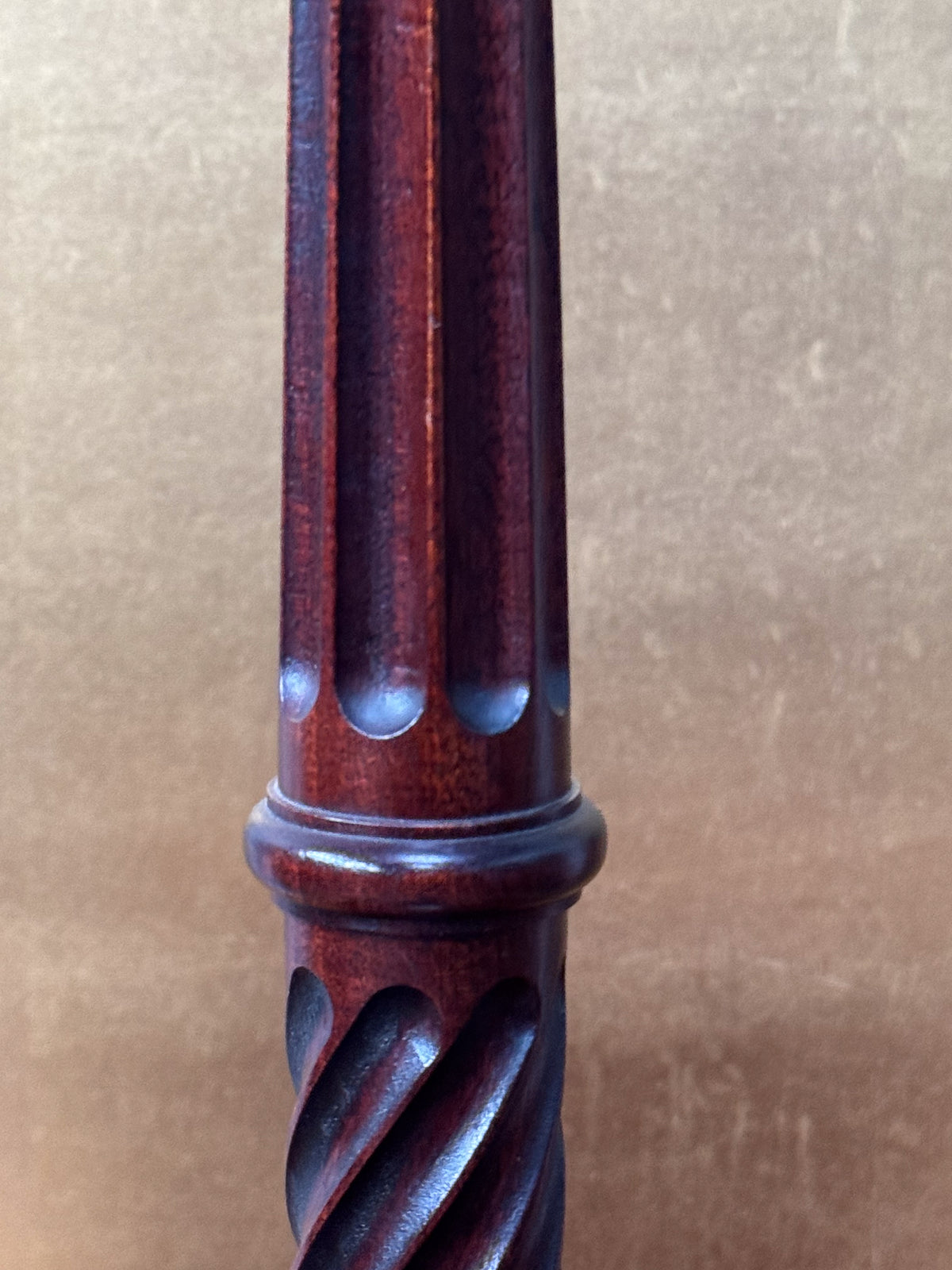 An Early 20th Century Mahogany Lamp