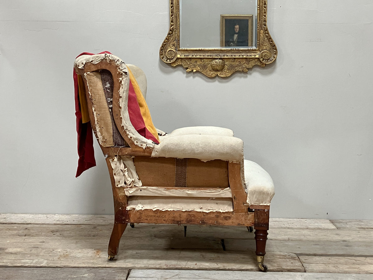 A 19th Century Wingback Armchair