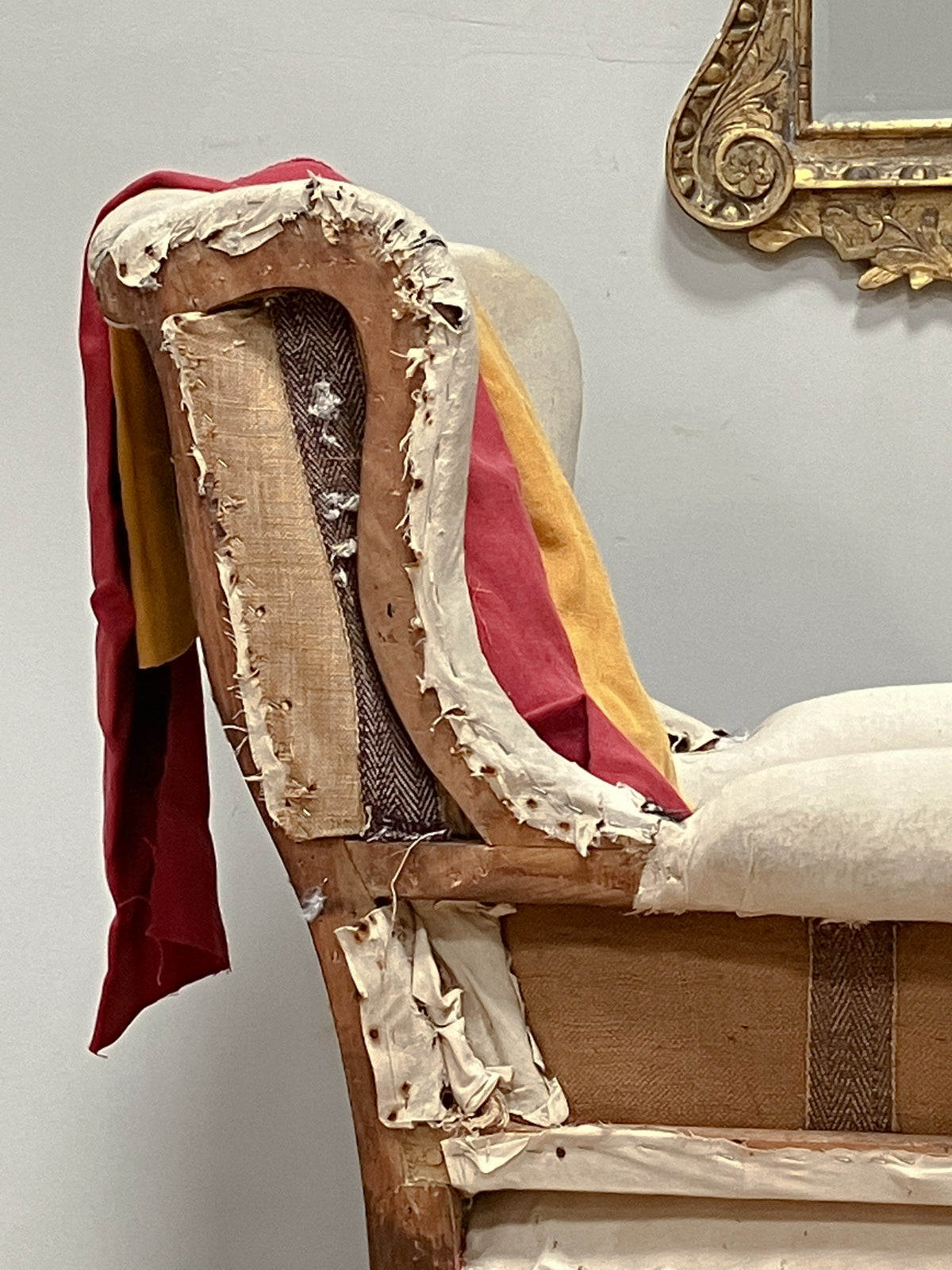 A 19th Century Wingback Armchair