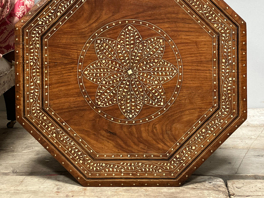 A Mid 19th Century Inlaid Hoshiarpur Table