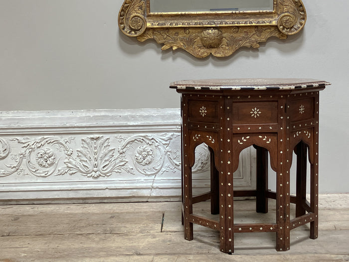 A Late 19th Century Inlaid Hoshiarpur Table