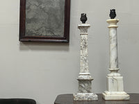 Late 19th Century Marble Lamps