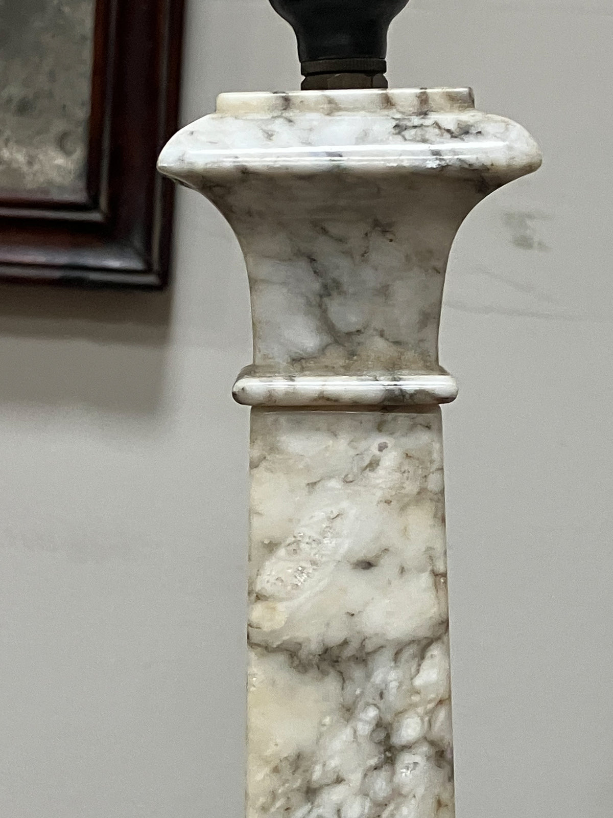 Late 19th Century Marble Lamps