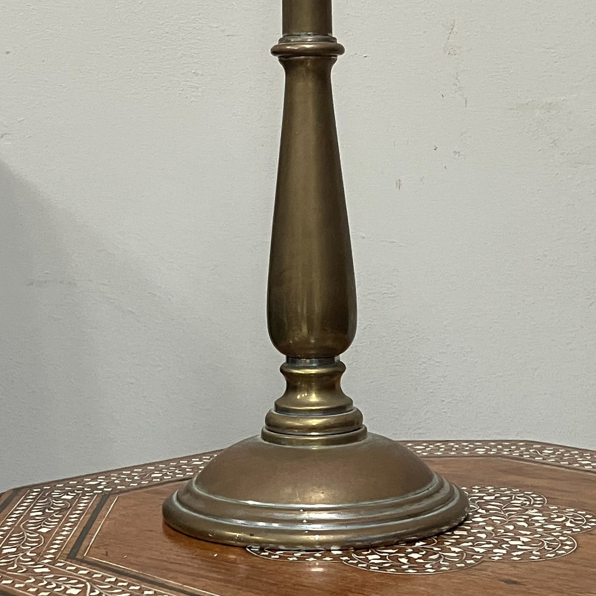 A Late 19th Century Tall Bronze Lamp