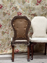 A Pair of George II Walnut Side Chairs