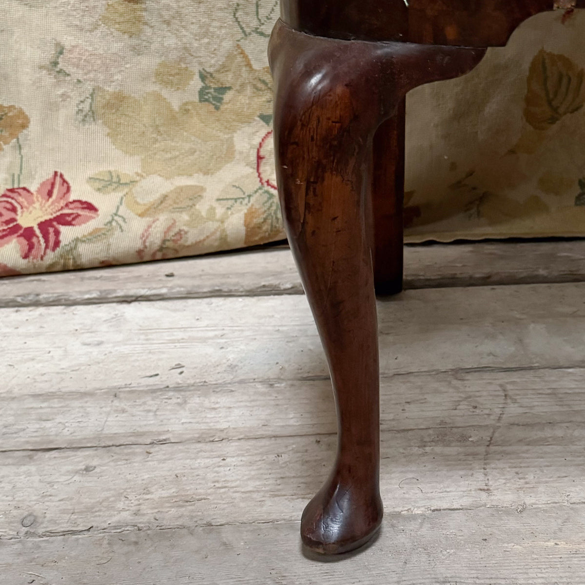 A Pair of George II Walnut Side Chairs