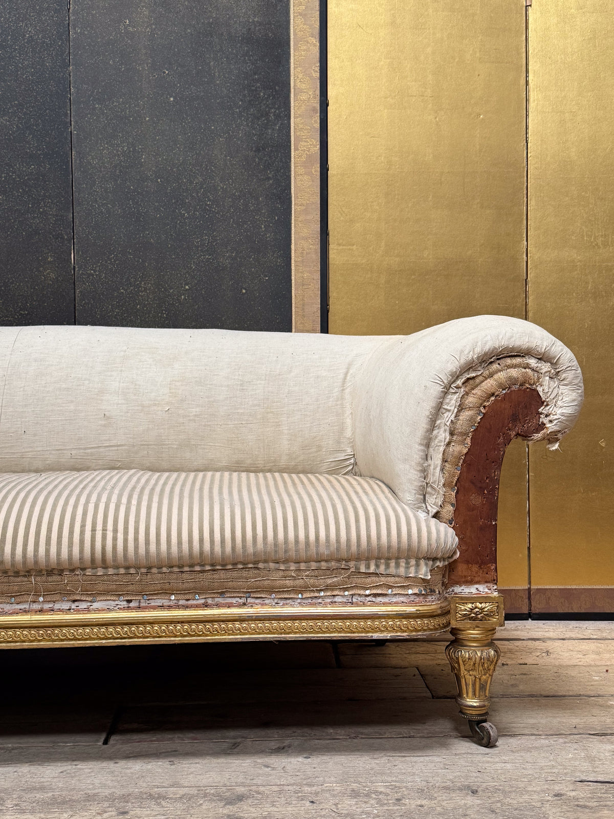 A 19th Century Giltwood Sofa attributed to Holland & Sons