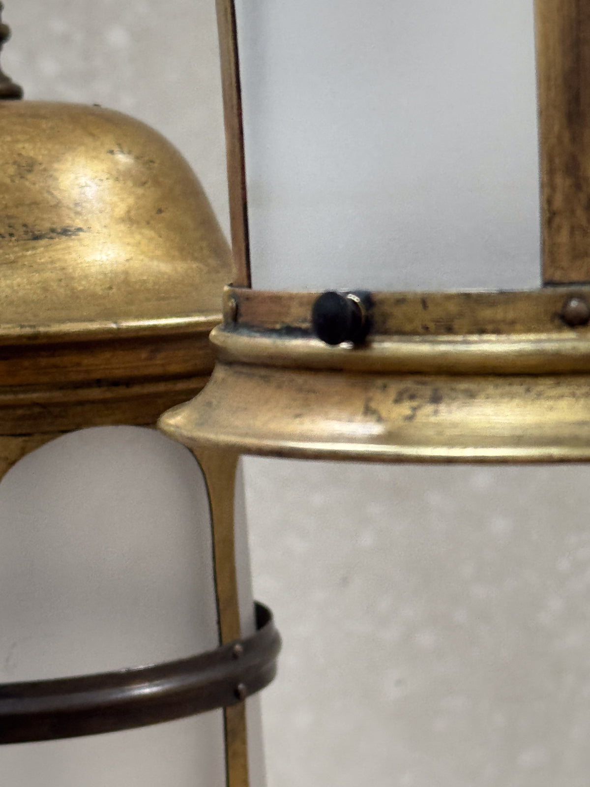 A Pair of Arts & Crafts Brass Lanterns