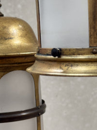 A Pair of Arts & Crafts Brass Lanterns