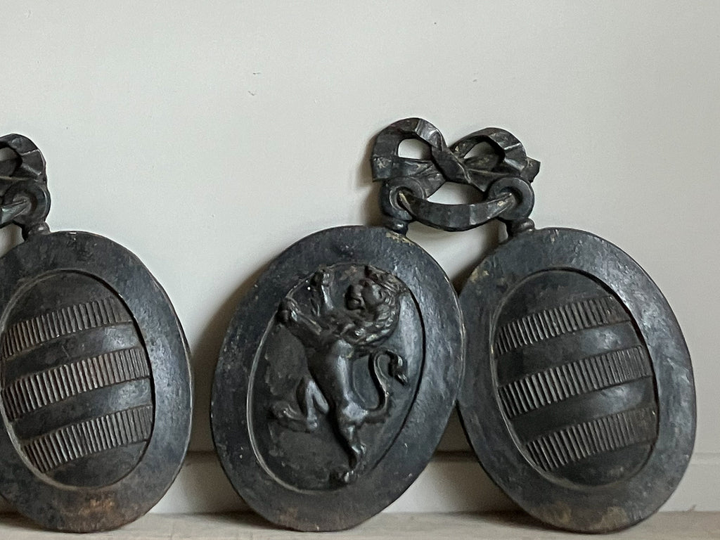 A Pair of Irish 19th Century Heraldic Shields