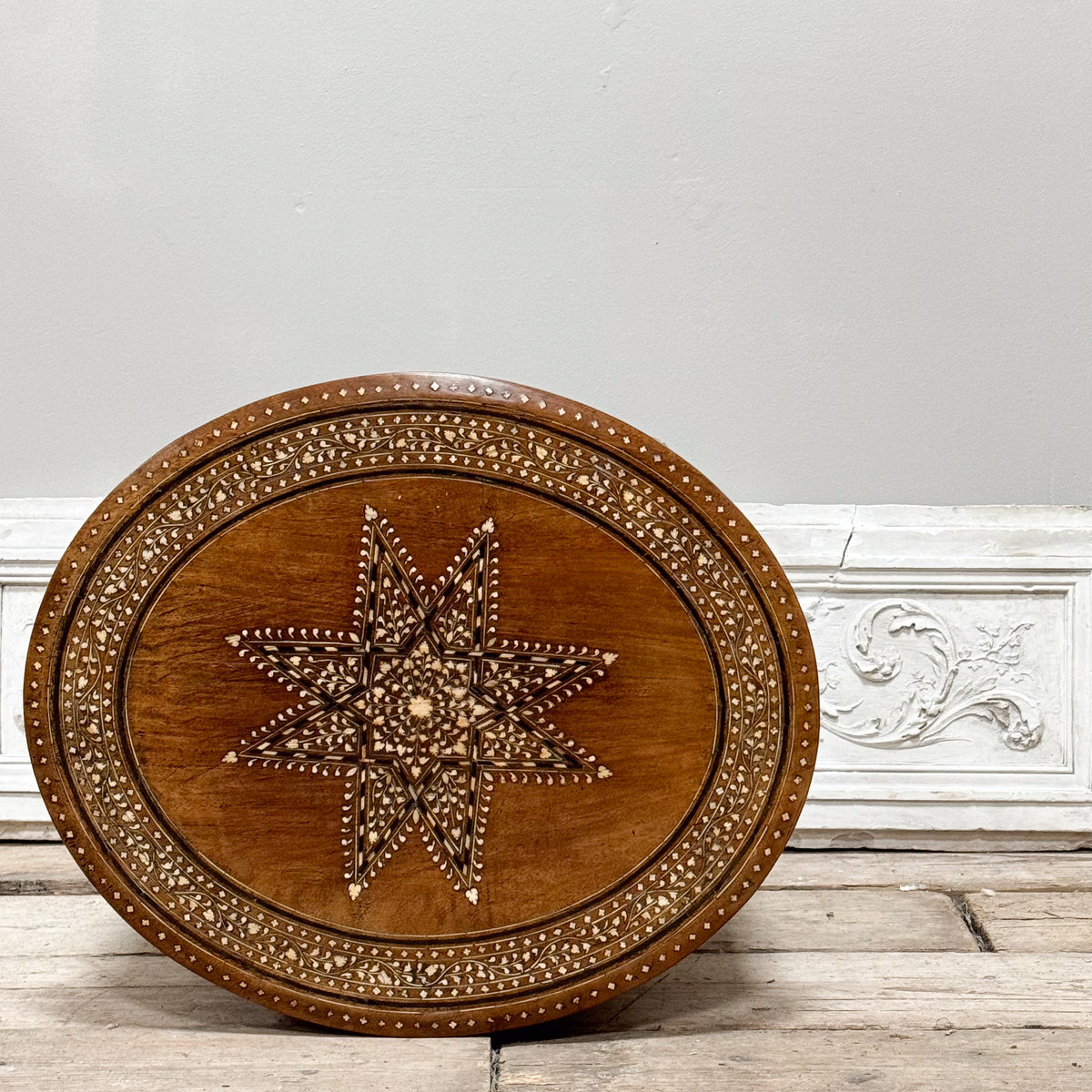 A Mid 19th Century Oval Top Hoshiarpur Table