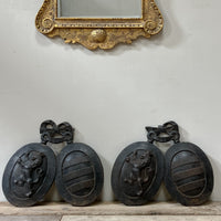 A Pair of Irish 19th Century Heraldic Shields