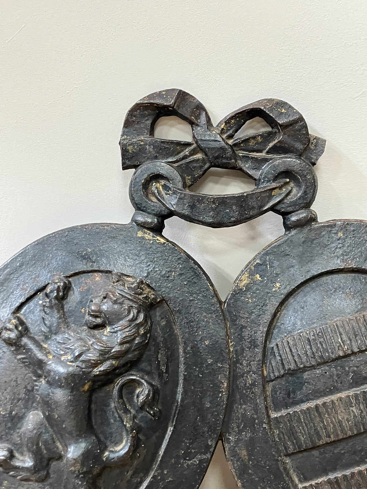 A Pair of Irish 19th Century Heraldic Shields