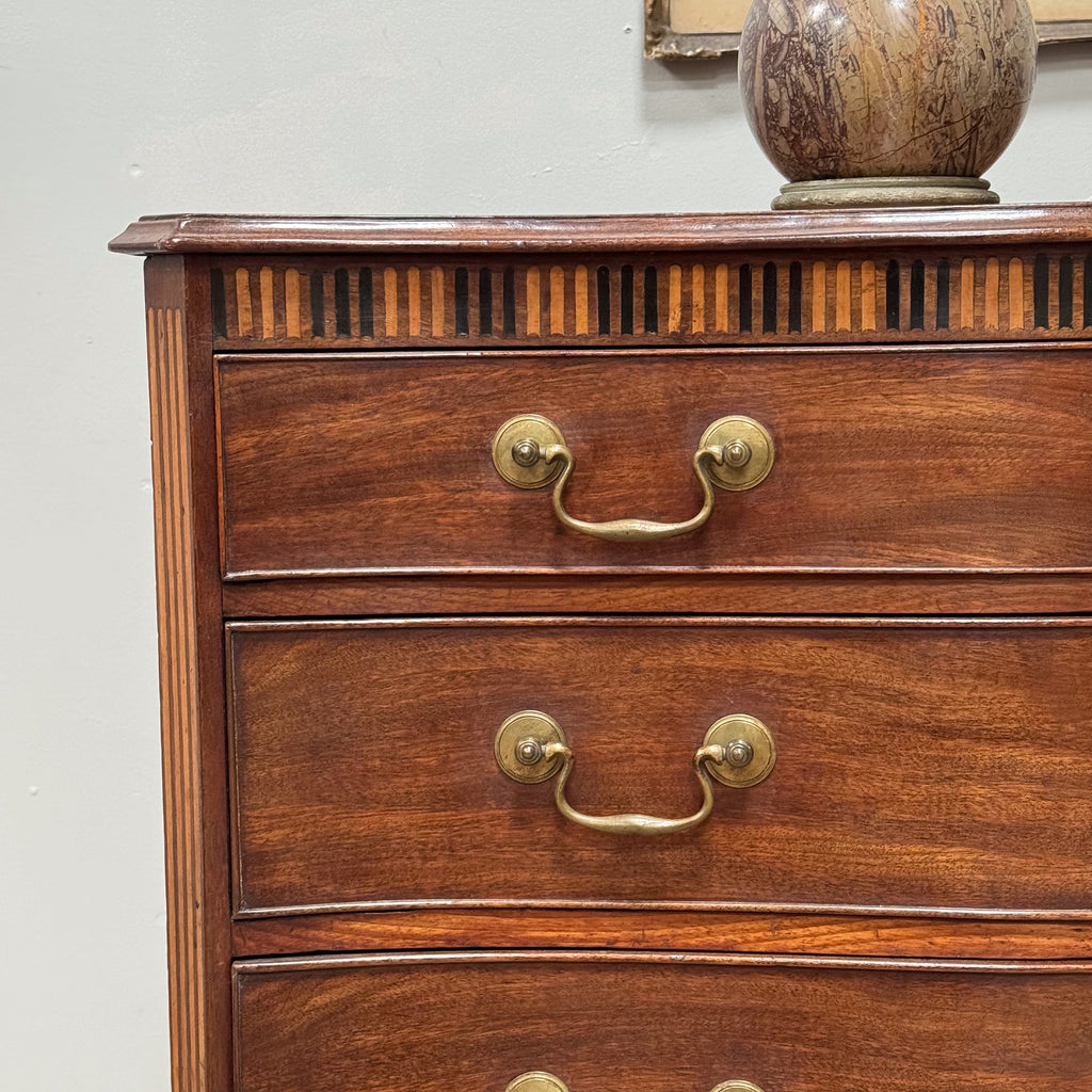 A George III Mahogany Serpentine Chest of Drawers