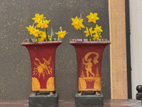 A Pair of 19th Century French Toleware Planters