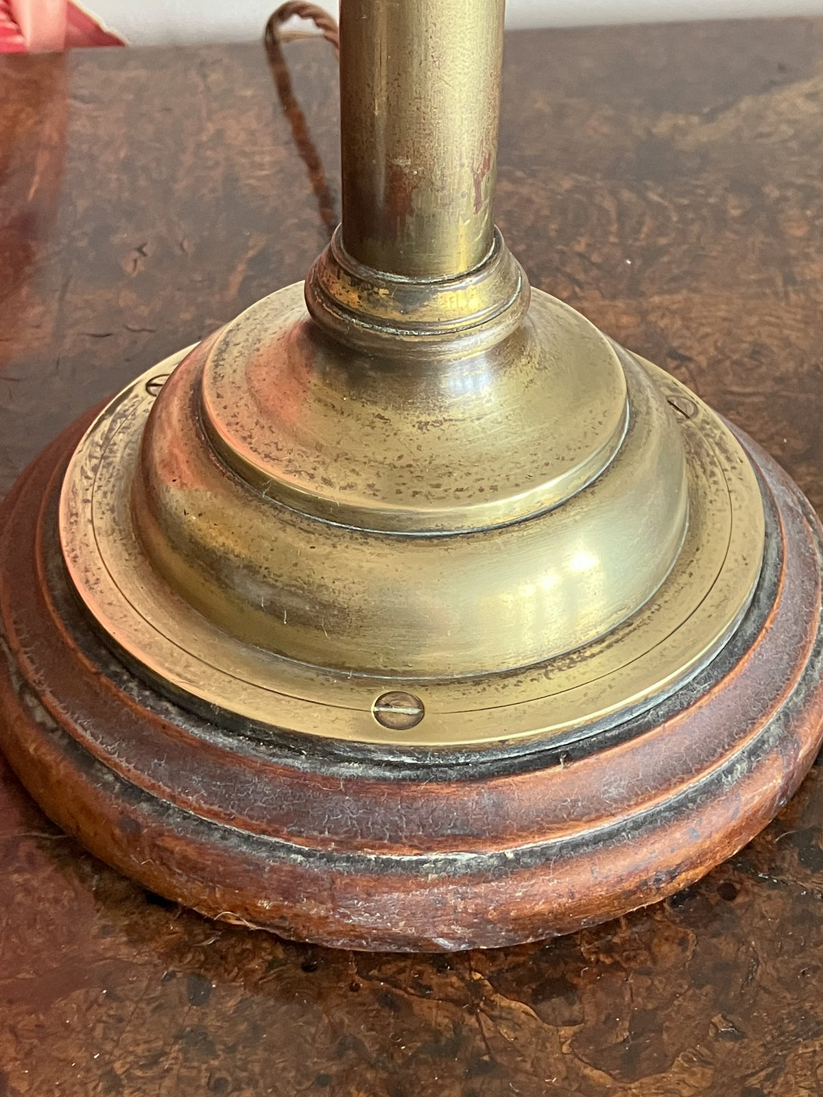 A Smaller 19th Century Brass Telescopic Lamp