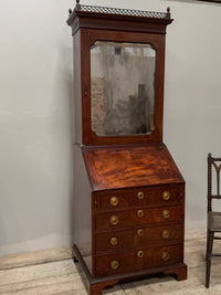 A George II Mahogany Secretaire Bookcase