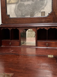 A George II Mahogany Secretaire Bookcase