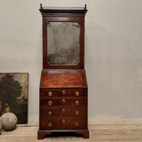 A George II Mahogany Secretaire Bookcase