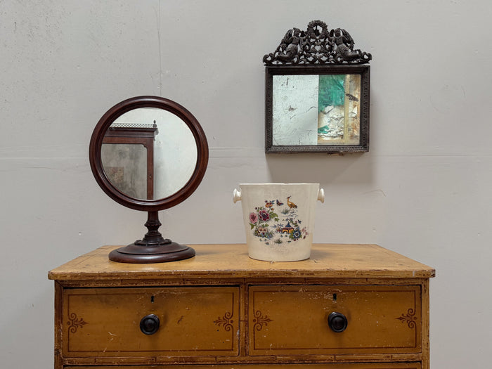 A George IV Mahogany Shaving Mirror attributed to James Mein