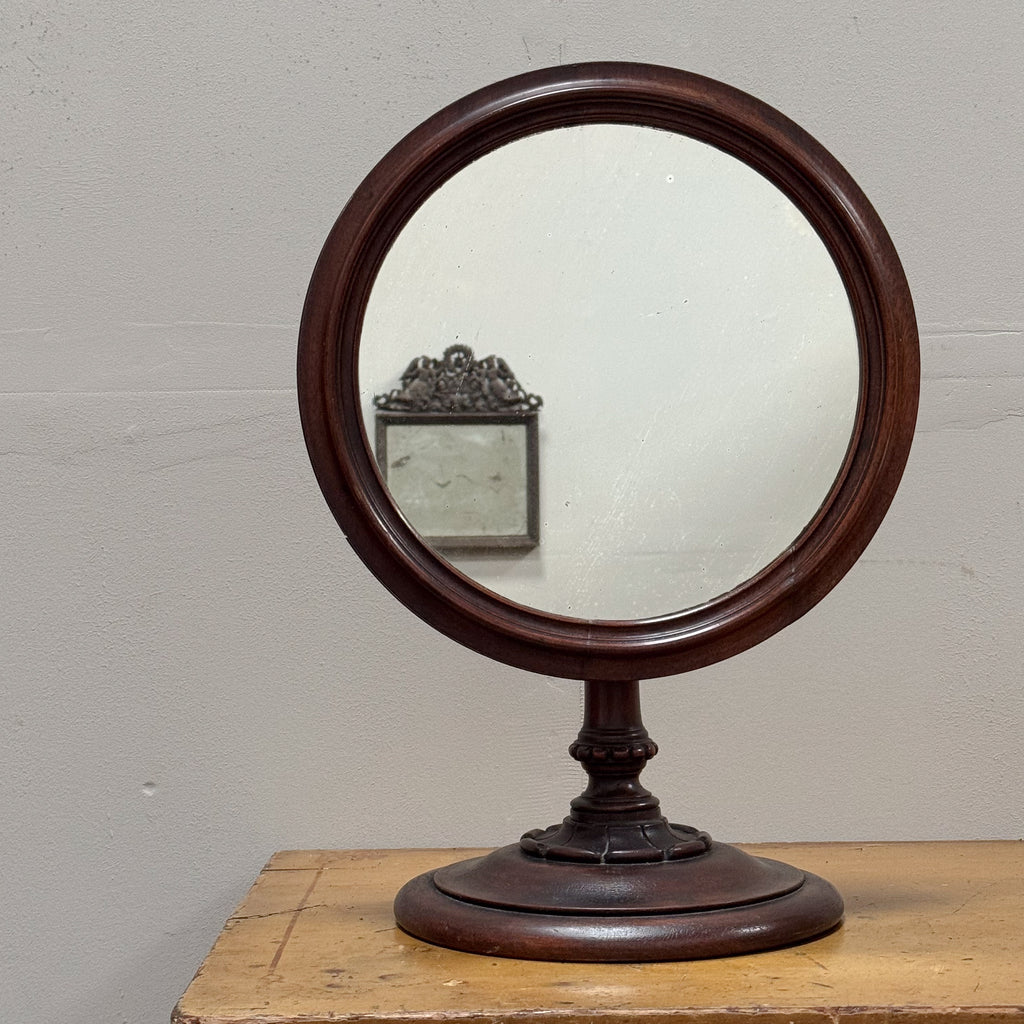 A George IV Mahogany Shaving Mirror attributed to James Mein