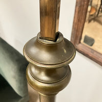 An Early 20th Century Telescopic Brass Standard Lamp