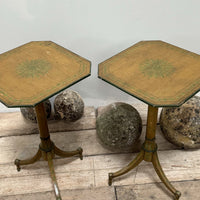 An Exceptional & Rare Pair of Regency Side Tables