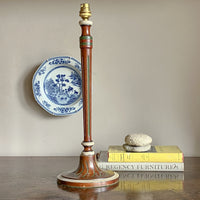 An Early 20th Century Painted Lamp