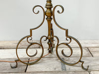 An Early 20th Century Telescopic Brass Standard Lamp