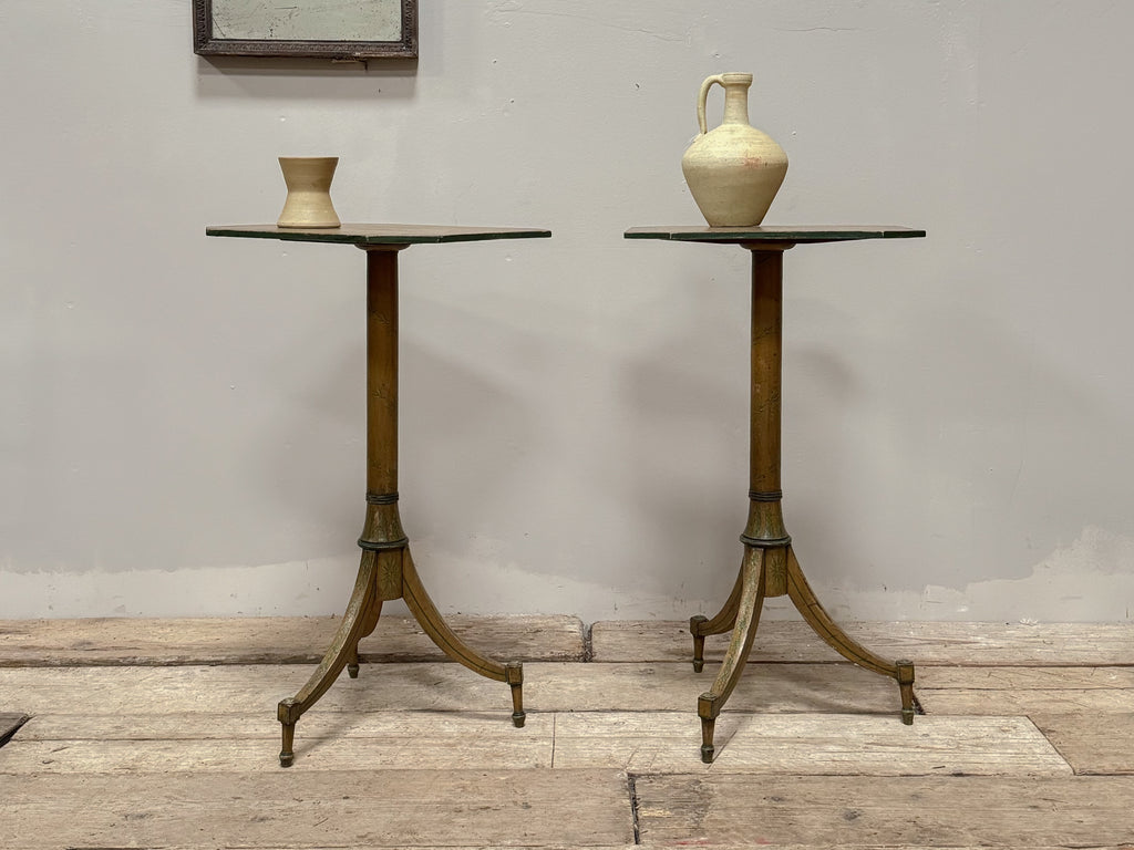 An Exceptional & Rare Pair of Regency Side Tables