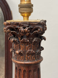 A Tall Corinthian Column Lamp