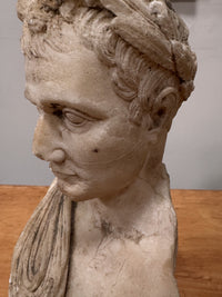 A Small Marble Bust