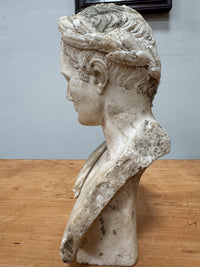 A Small Marble Bust