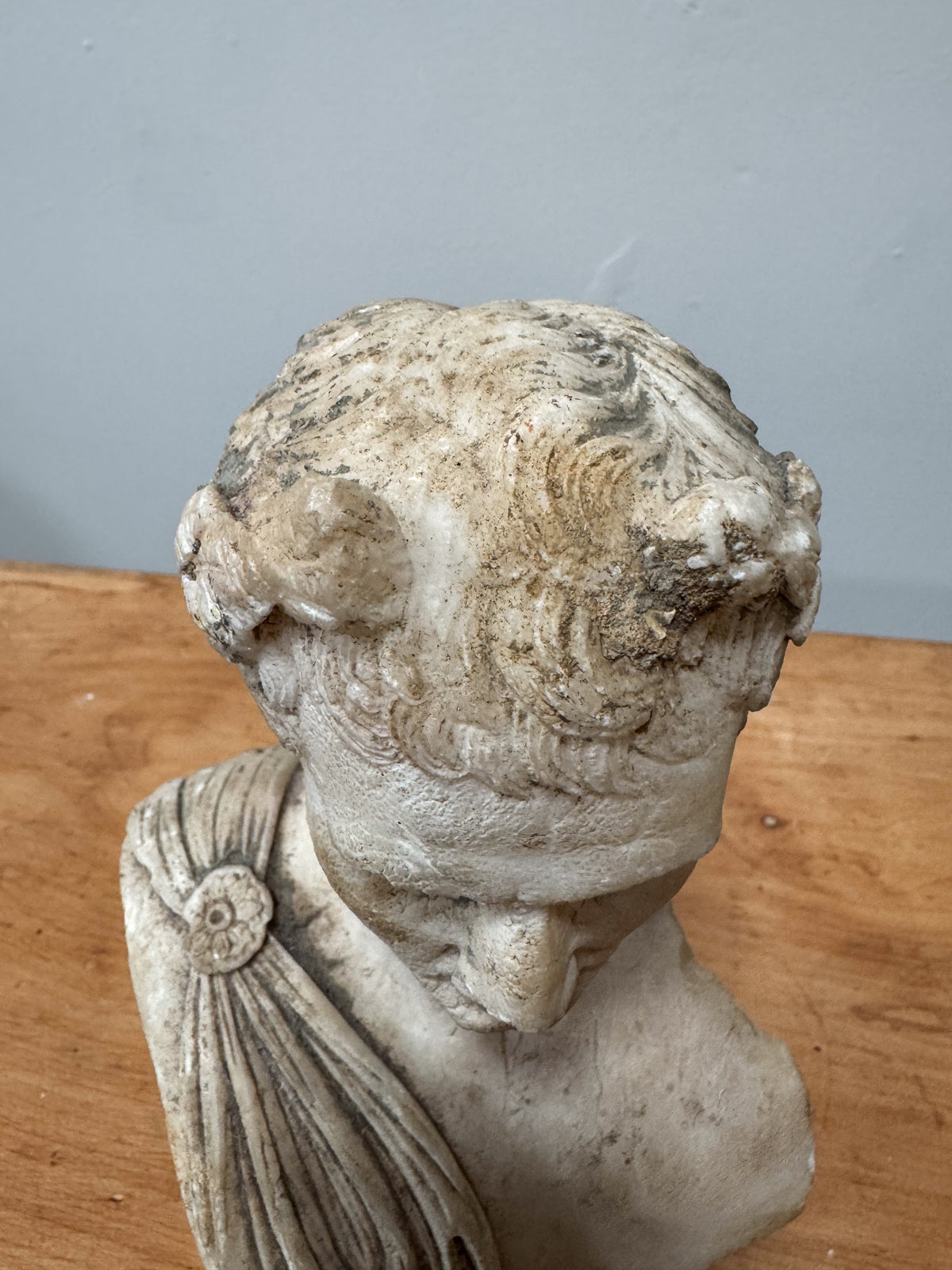 A Small Marble Bust