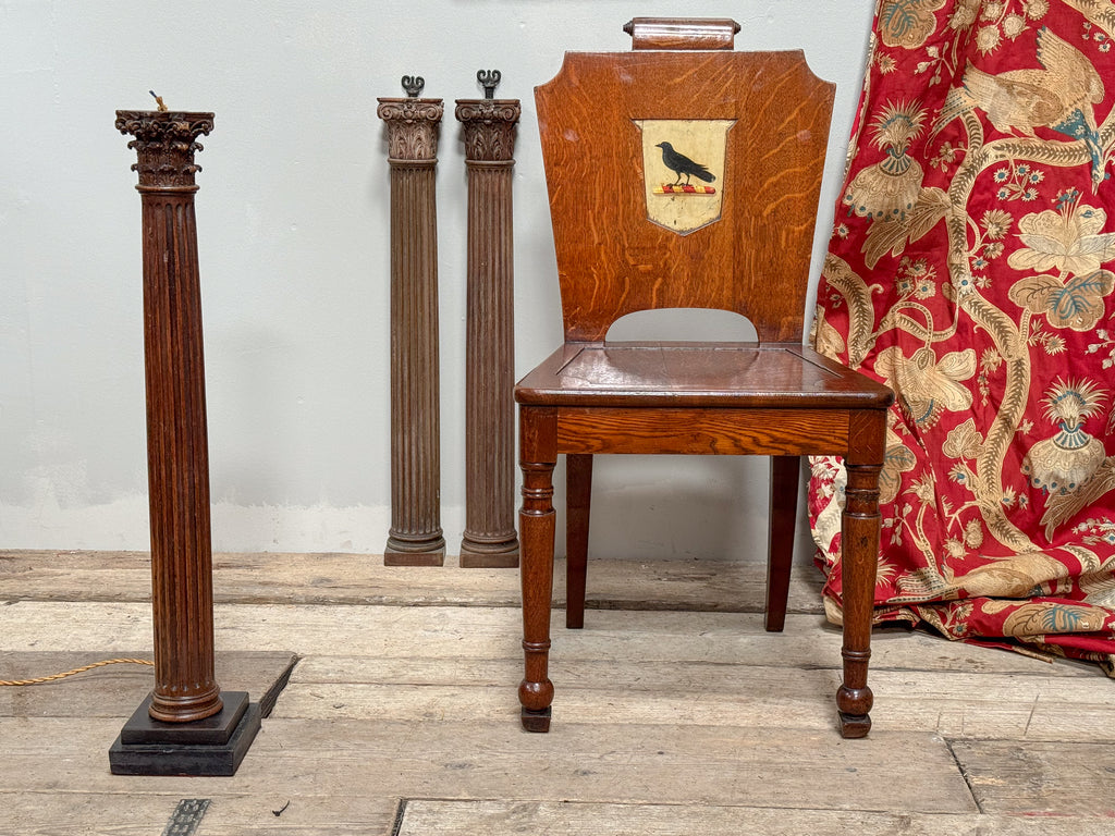 A Mid 19th Century Oak Hall Chair