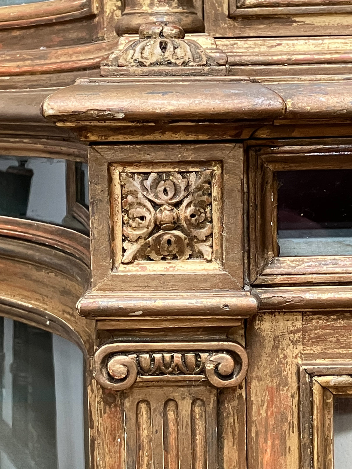 An Early 19th Century Giltwood Display Cabinet