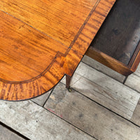 A Sheraton Period Satinwood Pembroke Table