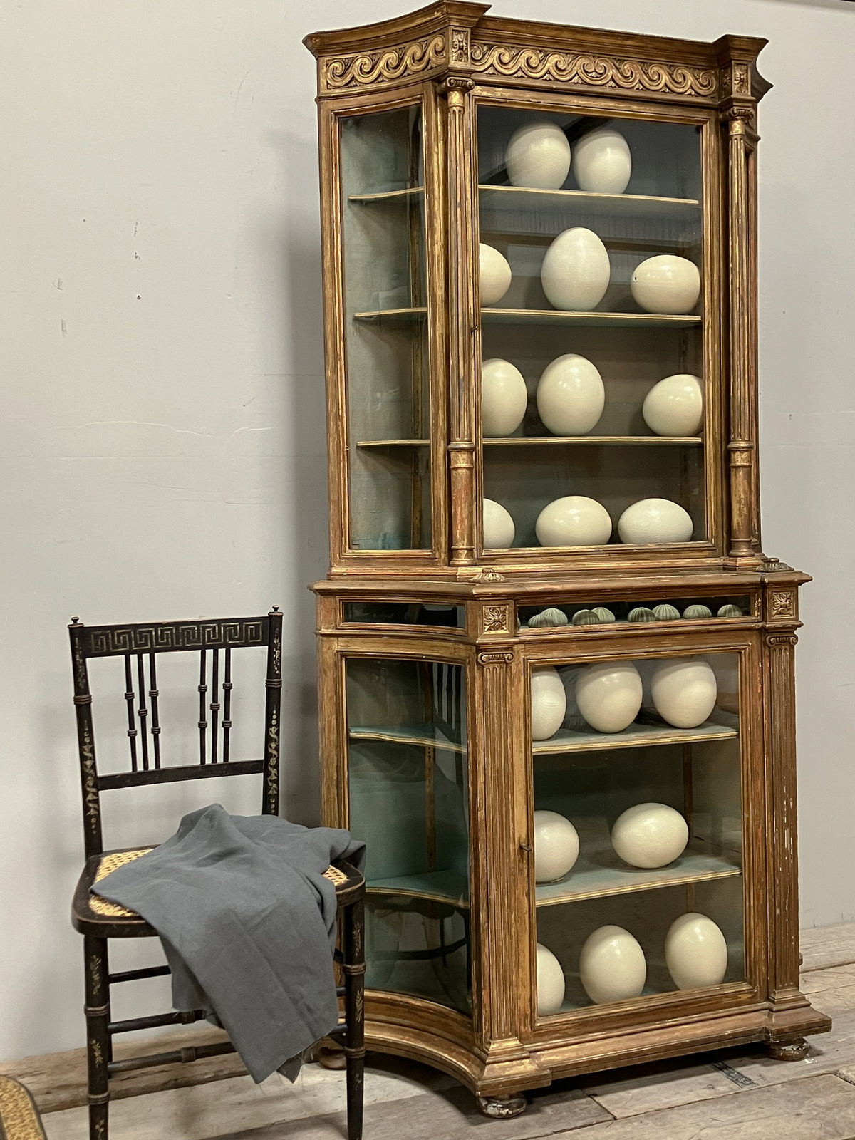 An Early 19th Century Giltwood Display Cabinet