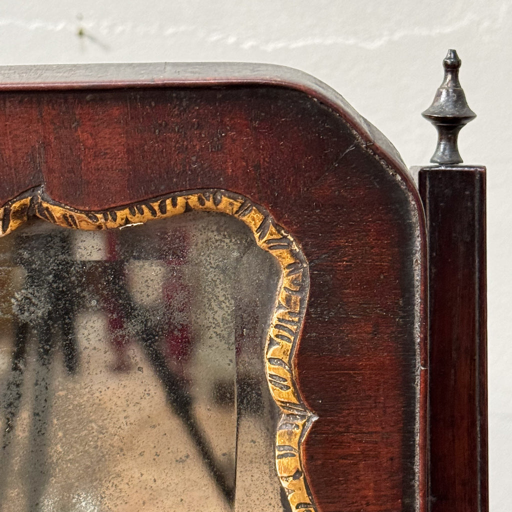A George III Mahogany Swing Mirror