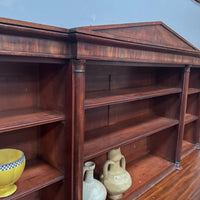 A Regency Mahogany Breakfront Bookcase