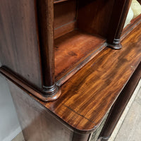 A Regency Mahogany Breakfront Bookcase