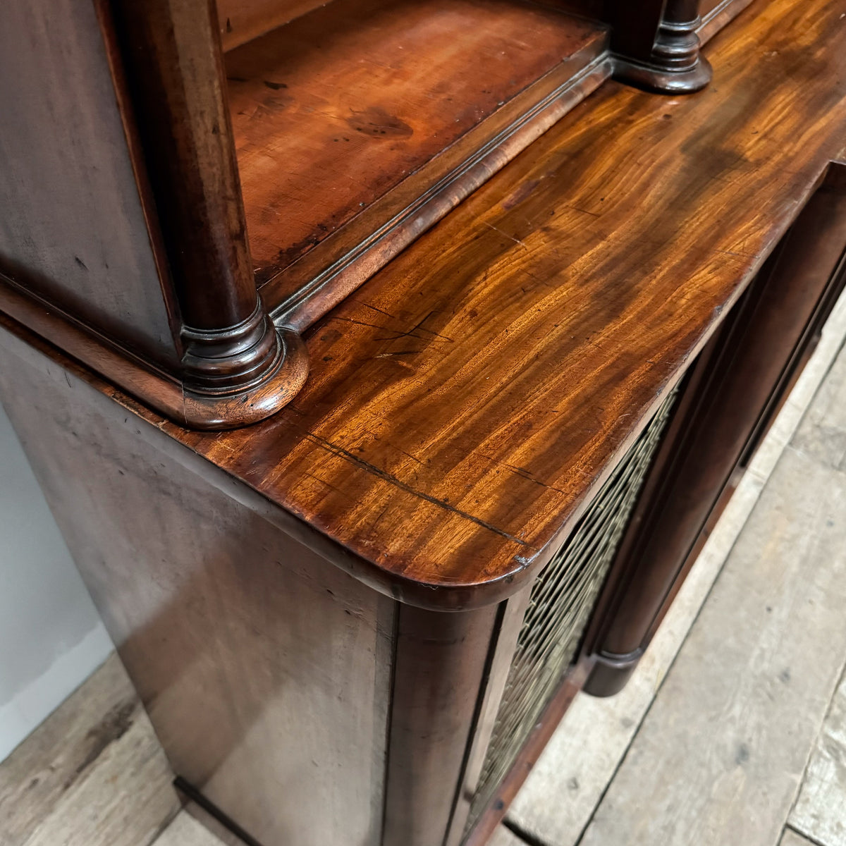 A Regency Mahogany Breakfront Bookcase