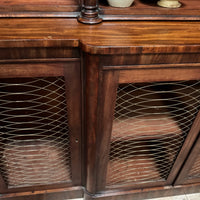 A Regency Mahogany Breakfront Bookcase