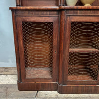 A Regency Mahogany Breakfront Bookcase